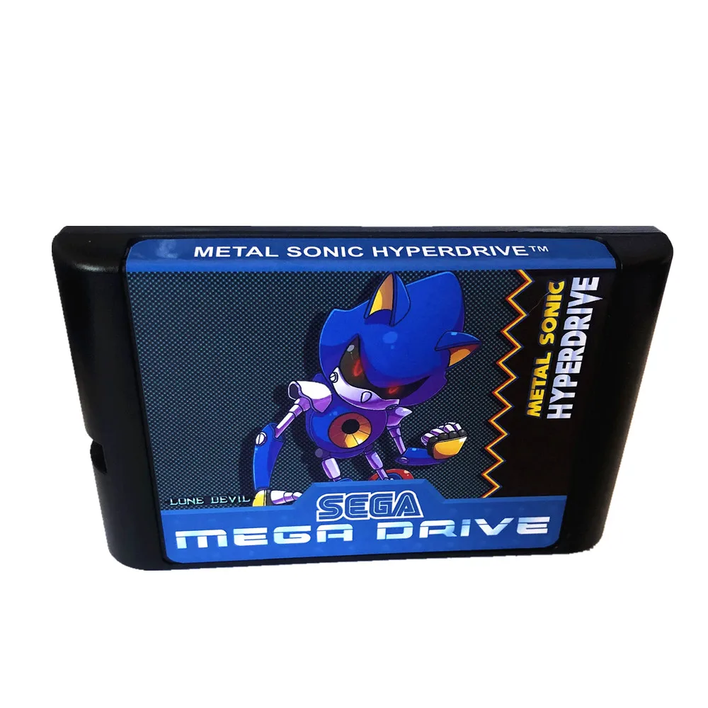 Металлическая звуковая версия Hyperdrive 4,2 для SEGA Mega Drive/Genesis 16 бит для PAL и NTSC консоли