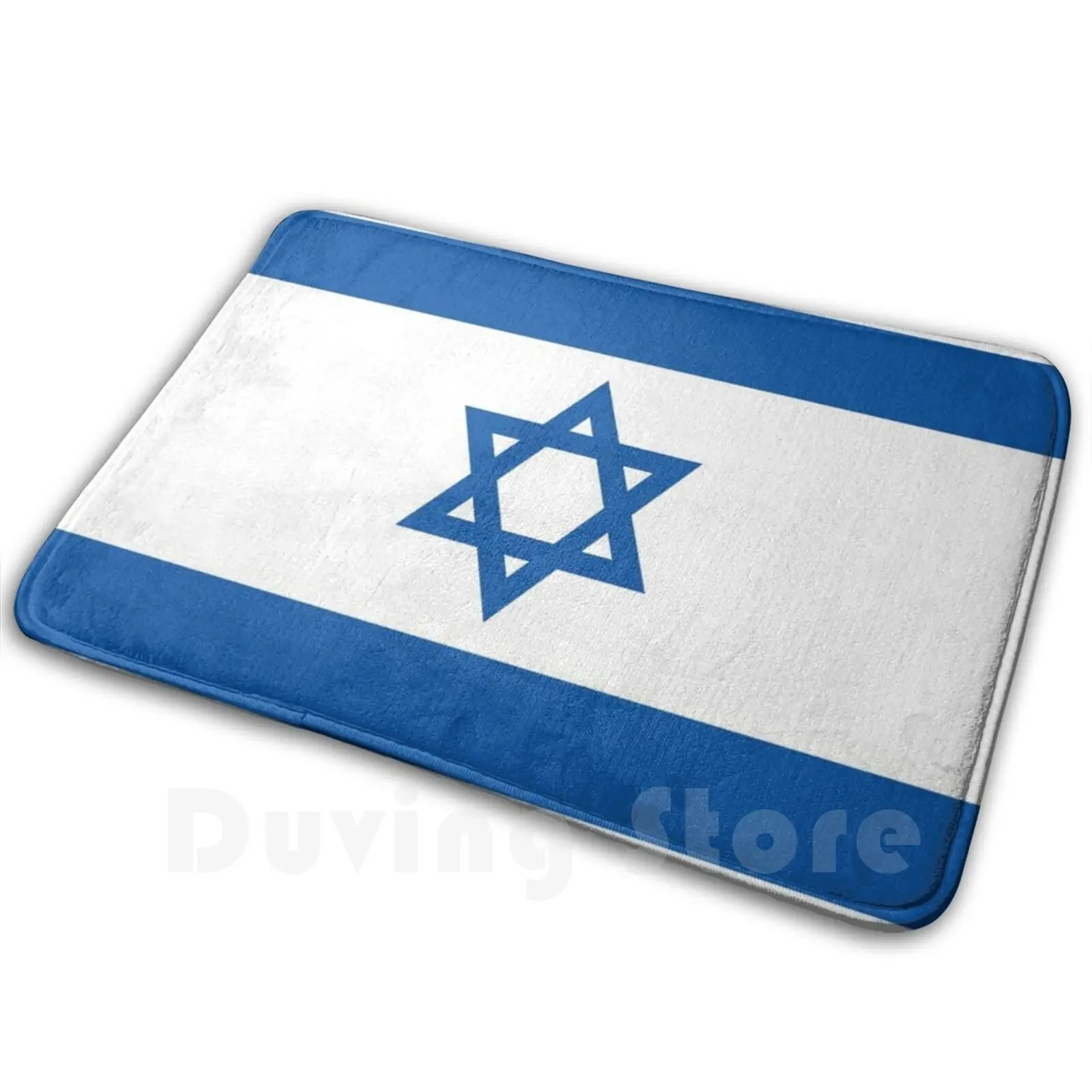 

Israel Israeli Flag Mat Rug Carpet Anti-Slip Floor Mats Bedroom Israel Flag Israeli Flag