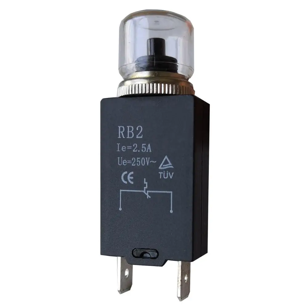 Peças-botão de Proteção Térmica Rb2 Dispositivo Protetor de Sobrecarga ac 250v a 2