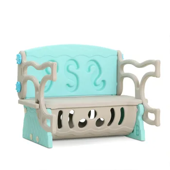 

3in 1 Children's Multifunctional Plastic Study Table Combination Locker Children Baby Dining Table Writing Desk Stool