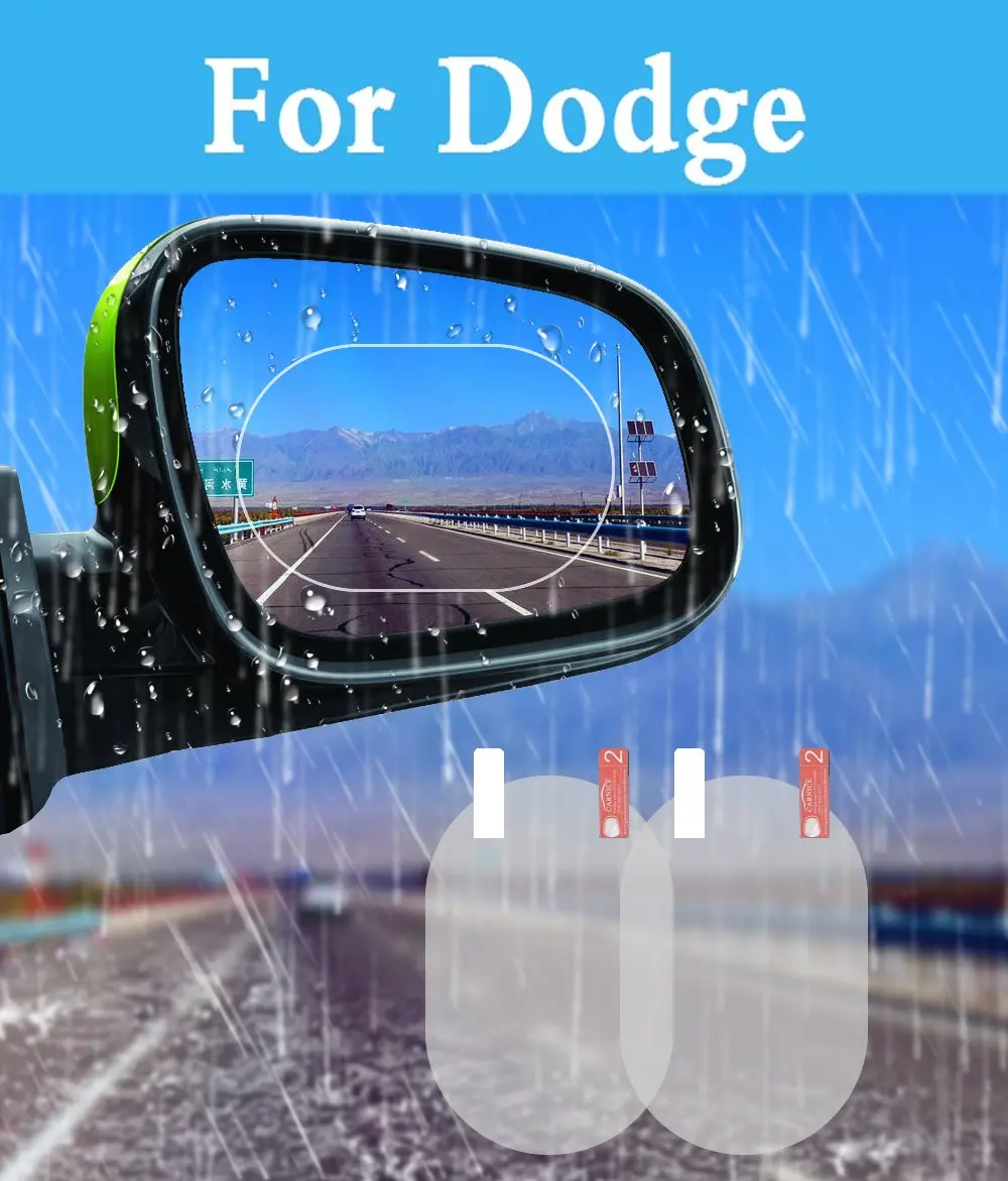 

Anti Fog Car Mirror Window Clear Film Anti Car Rearview Mirror Protective Film For Dodge Coolbo Avenger Journey Caravan