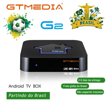 

Original GTMEDIA G2 TV Box 4K HDR Android 7.1 Ultra HD 2G 16G WIFI Google Cast Netflix Set top Box Media Player