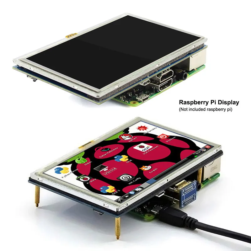 Elecrow ЖК дисплей 5 дюймов Raspberry Pi 3 сенсорный экран HDMI 800x480 "монитор TFT с сенсорной