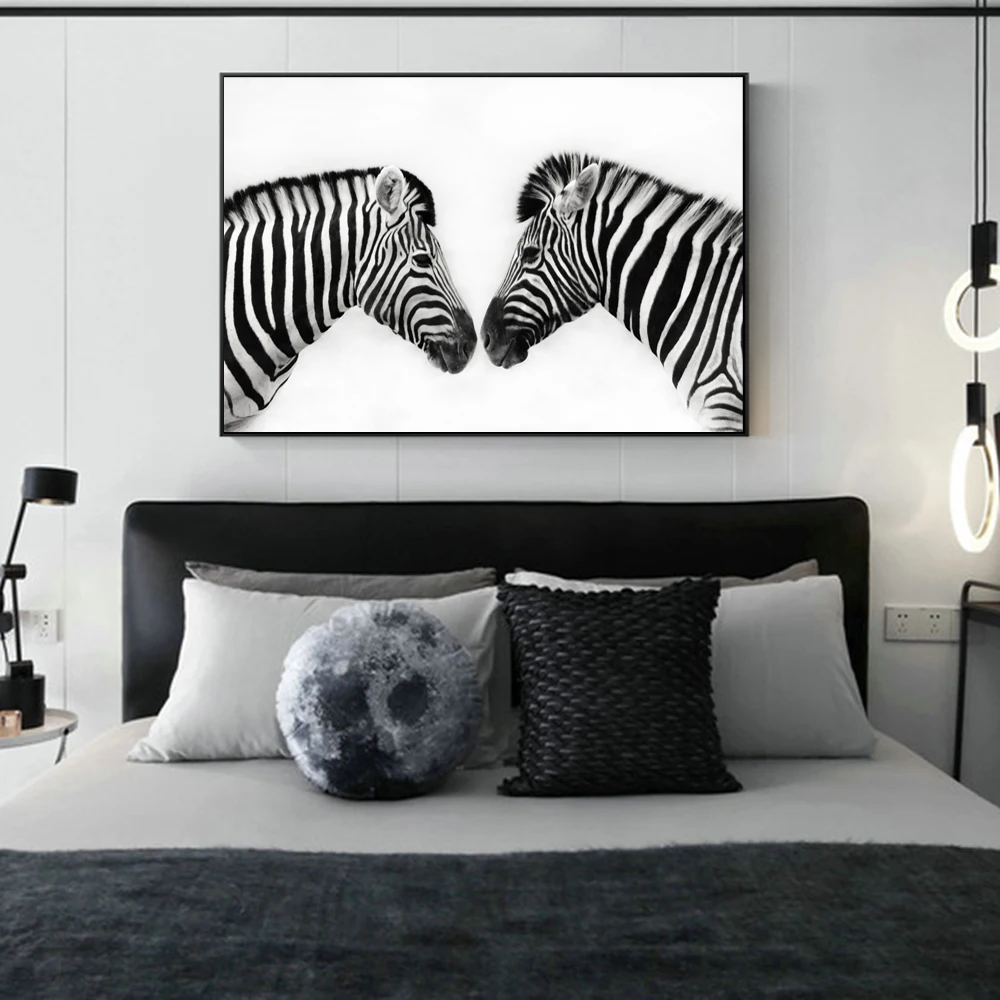 

Zebra Black And White Poster Line Art Paintings On The Wall Abstract Zebra Animals Wall Posters And Prints Cuadros Pictures