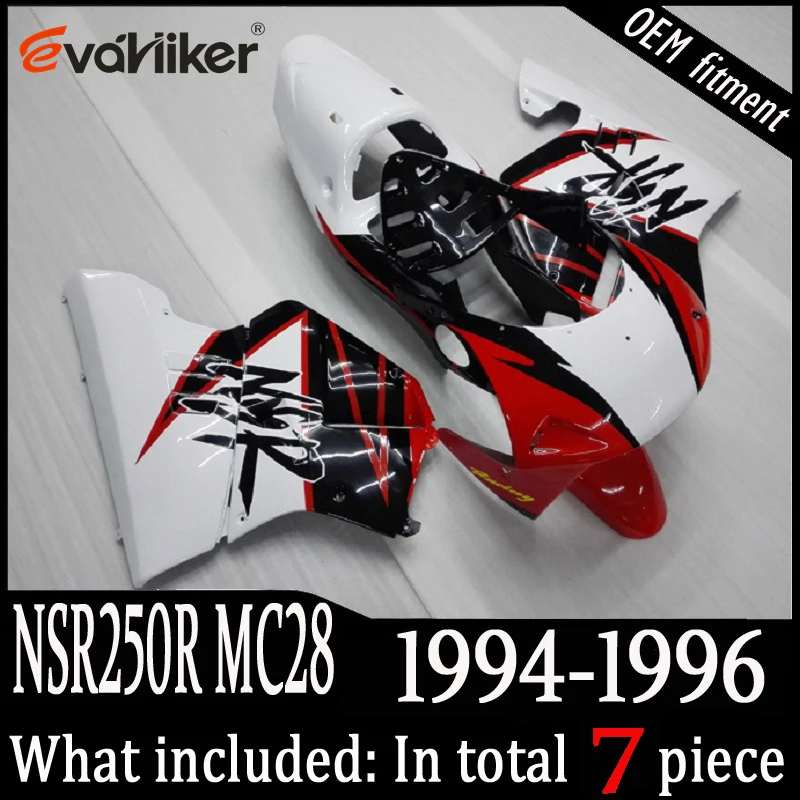 Заказной обтекатель для NSR250R MC28 1994-1996 ABS пластиковые мотоциклетные панели литьевой формы красный+ подарки