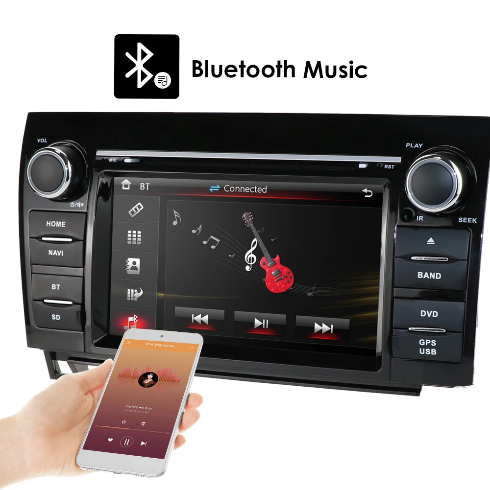 Clearance DTV Car DVD Player For Toyota Tundra  Radio   Game   EQ   Can SWC  GPS  DAB+  Touch Screen  Bluetooth  SD  USB  Mirror-Link  SWC 2