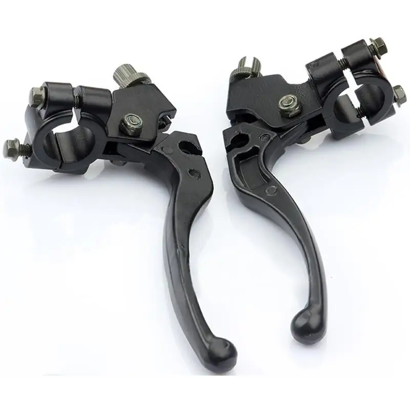 1 пара мотоцикл тормозной рычаг сцепления кабель передний тормоз прочный алюминиевый сплав Мотоцикл тормозные рычаги сцепления черный