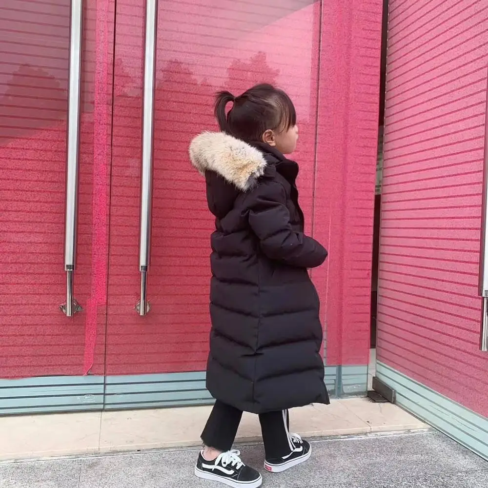 

Kids Black Down For Outerwear Fashion Winter Thick Duck Down Coat Clothes size in 3-12Y XS-XL Presale in October
