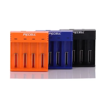 

PKCELL 18650 charger charging 3.7V AA/AAA 26650 16340 16650 14650 18350 18500 18650 li-ion battery Charger USB 5V 2A 4slot USB