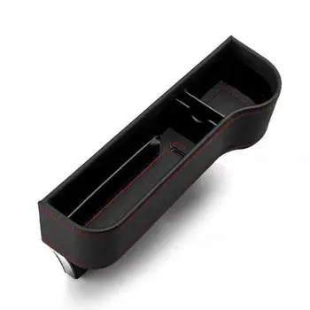 

Universal Car Seat Gaps Slit Side Pockets Storage Box Space Leak-Proof Container Side Armrest ConsOrganizer Tray Storage Box