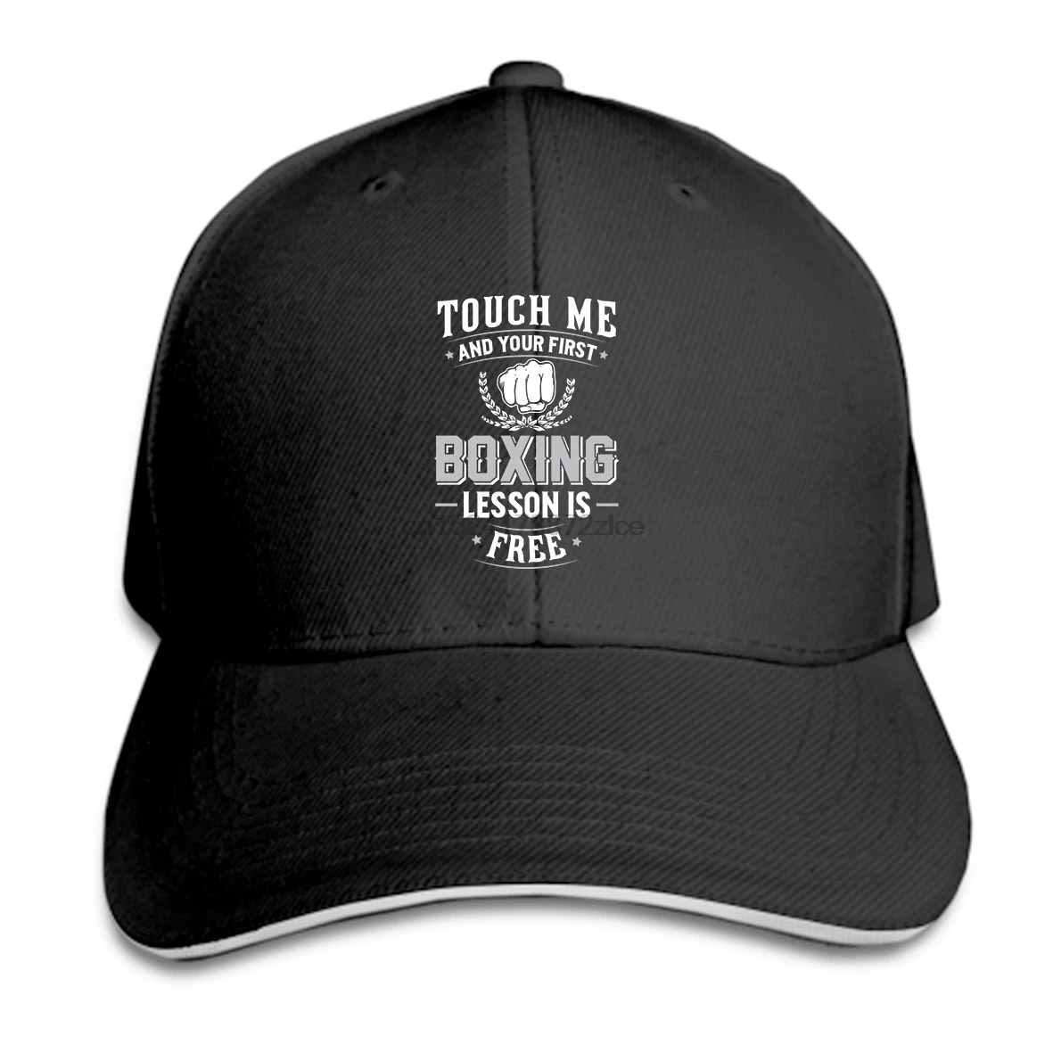 

Print Custom Baseball Cap Boxing Touch Me and Your First Lesson is Free For Women women Hat Peaked cap