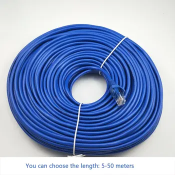 

5/10/15/20/25/30/50CM CAT5 100M RJ45 Ethernet Cables Connector Ethernet Internet Network Cable Cord Wire Line Blue Rj 45 Lan
