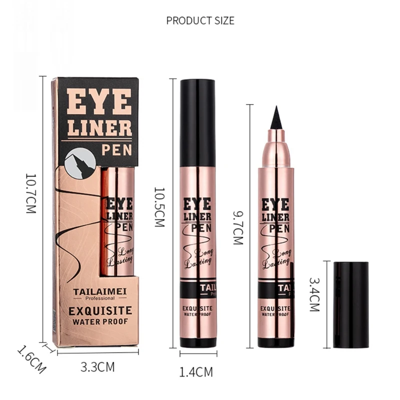Best place to buy Offer for  Beauty Makeup Waterproof Liquid Eyeliner Pen Quick Drying Smudge-proof Eyeliner Cosmetic