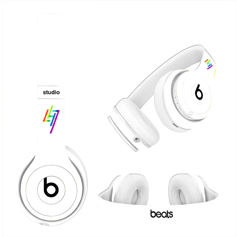 Pure color design  Vinyl Decal Skin for Bea ts studio  2 stu dio 3 Wireless Headphone for b eats studio 3 skin sticker 