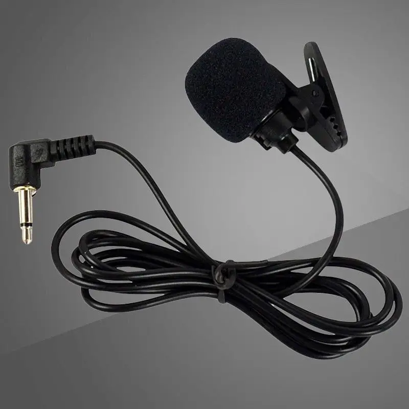 Микрофон Jack 3,5 мм черные руки клип на лацкане микрофон для ПК ноутбук
