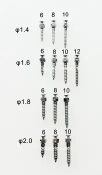 

13Pis Mini Implant Dental Orthodontic Micro Implants Mini Screw Self-Taping Spring Anchor Wrench Screwdrivers