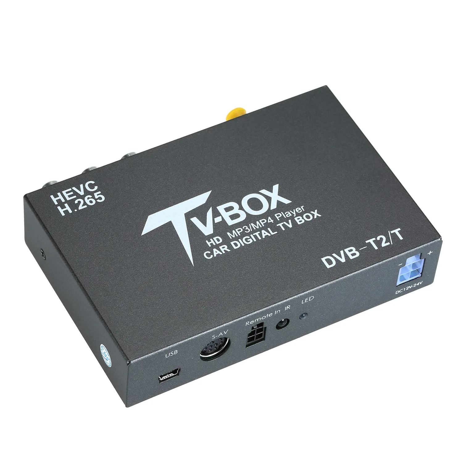 Автомобильная ТВ приставка KKMOON DVB T/T2 автомобильная Мобильная цифровая HEVC H.265