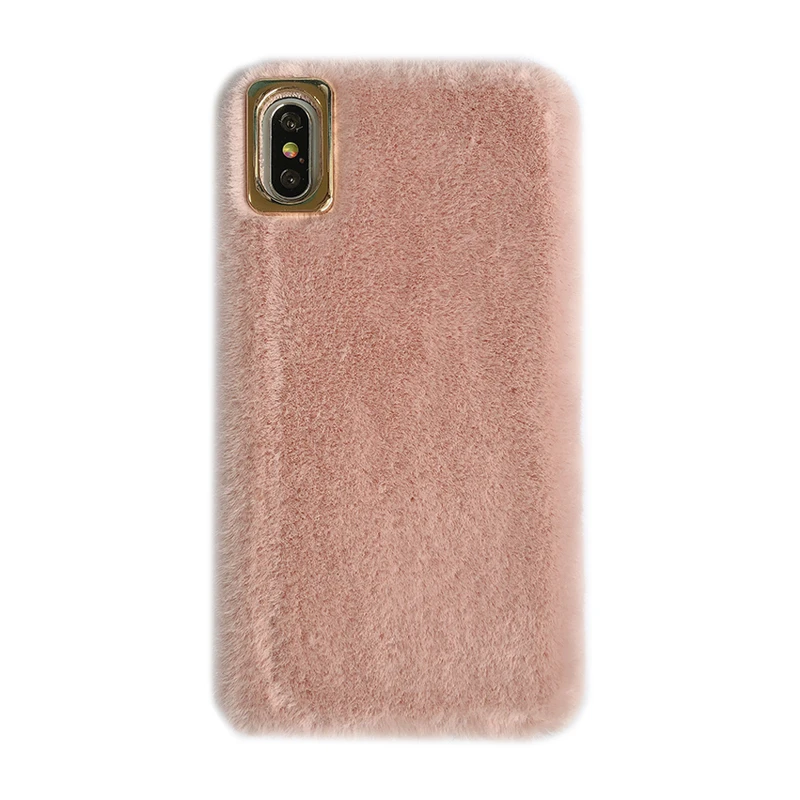 Зимний теплый плюшевый Ретро чехол для телефона для iphone 11promax XS Max чехол для iphone X XR 7 8 Plus задняя крышка модный стиль для девочек чехол s