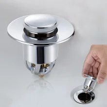 

Universal Pop-Up Bounce Core Basin Drain Filter Kitchen Stainless Steel Hair Catcher Deodorant Bath Stopper Bathroom Sink