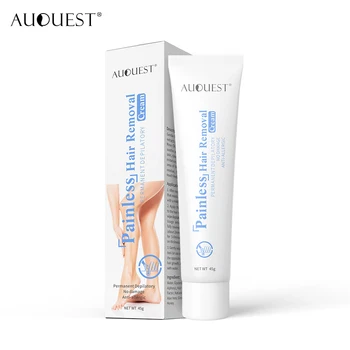

AUQUEST 45g Hair Removal Cream Natural Painless Depilatory Cream Underarm Hand Leg Body Care