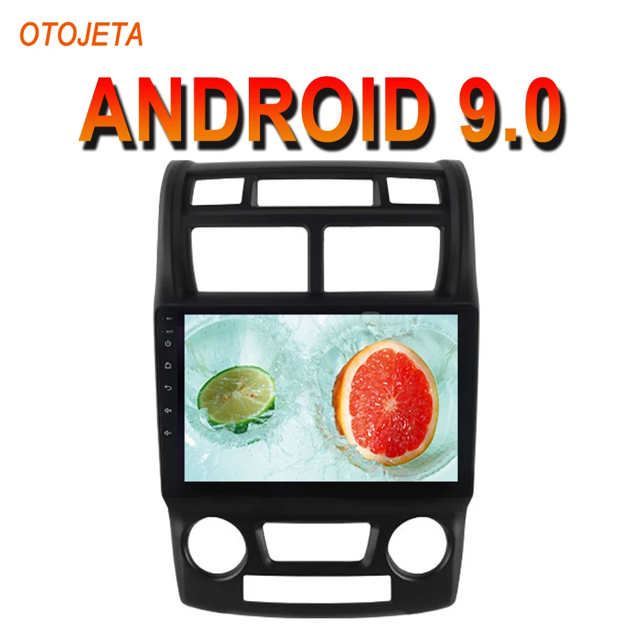 OTOJETA Android 9,0 2.5D экран автомобиля радио плеер для KIA Sportage на 2004-10 bluetooth Мультимедиа Стерео gps Navi магнитофон