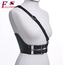 Сексуальный гот подвязка с заклепкой ремень черный пояс для чулок Готический организм жгут Панк рейв бандаж на ноги упряжь Свадебные Подвязки 6Z