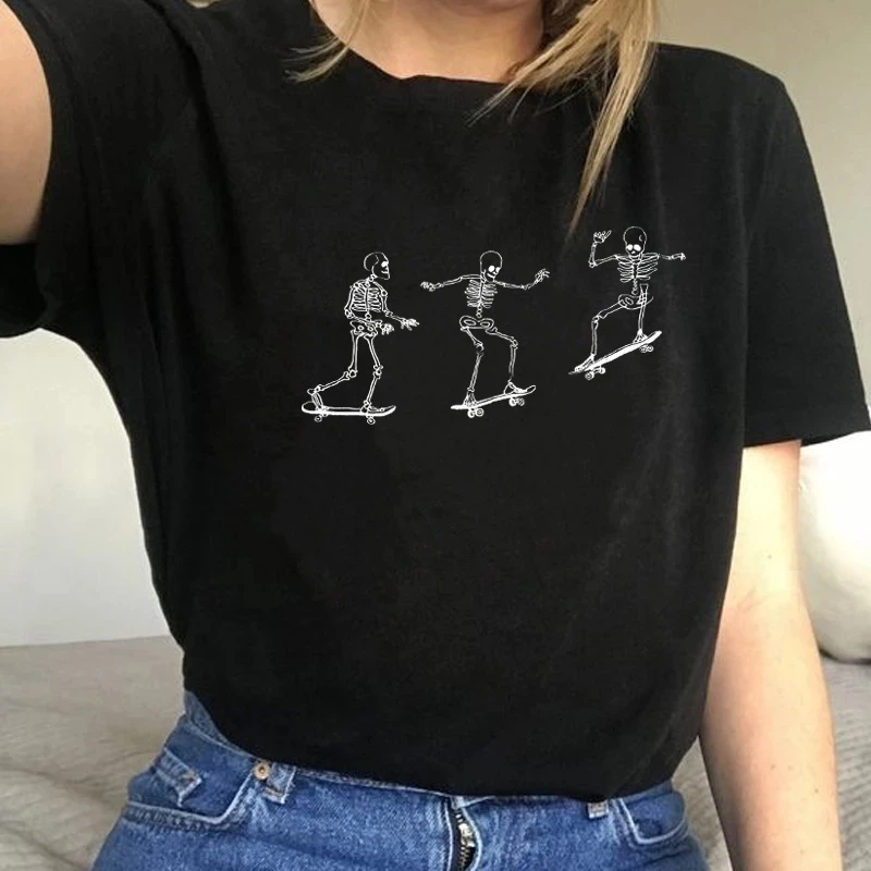 músico Mata fondo Camiseta negra de Skateboarding para mujer, remera divertida de Tumblr, ropa  de calle de Hipsters, ropa gótica de estilo Grunge|Camisetas| - AliExpress