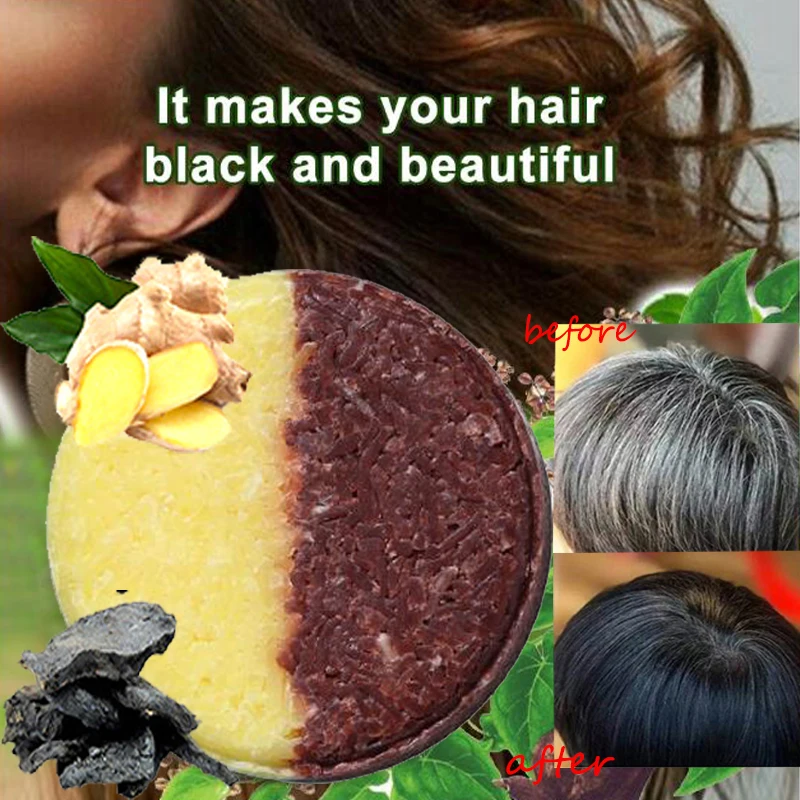 

Ginger King Shouwu Hand Shampoo Soap Oil Control Nourishing Hair Root Shampoo Essential Oil Soap Black Soft Plant Shampoo Soap