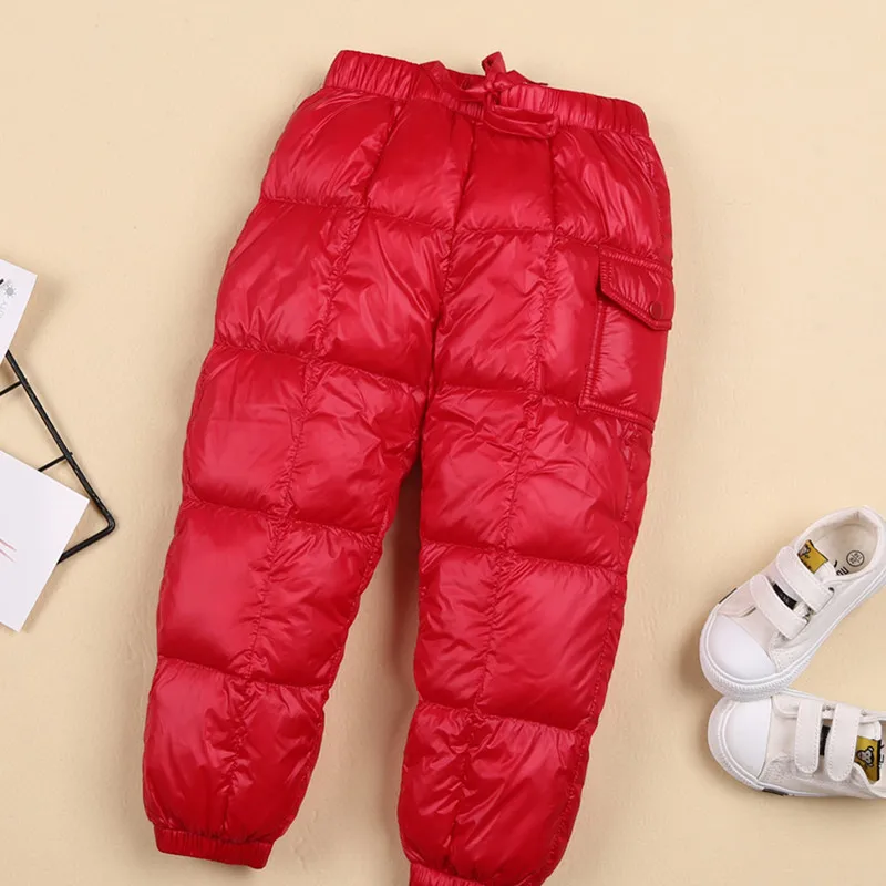 

2019 Children down Pants Men And Women Children Outer Wear Baby Autumn And Winter Thick Warm-keeping Pants Large Childrenswear W