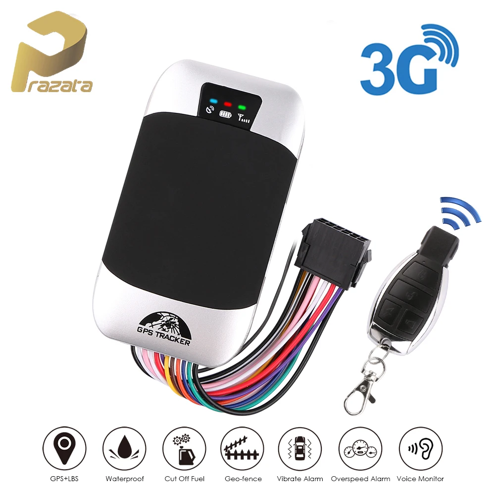 Автомобильный GPS трекер Prazata 3G для транспортного средства GSM локатор TK30