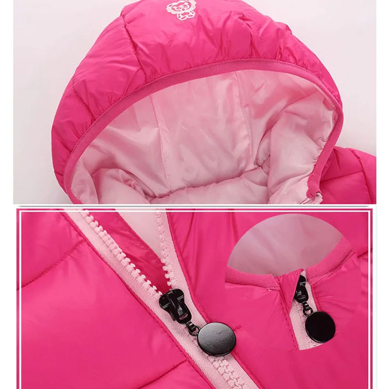 Kids Winter Jacket + Vest + Pants 3 Pcs Baby Girls Boys Fashion Clothes Set Children Cotton-padded Coat Infant Warm Outfit Suit
