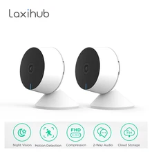 Laxihub 1080P IP Wifi Camera Indoor Surveillance Camera Baby Monitor Mini Cam Home Security Webcam Motion Detection 2/4PCS