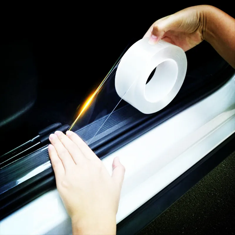 

Clear Transparent Protective Film Car Door Edge Car Body Scratch Protector Auto Paint Anti Scratch Protection Sticker Nano Tape