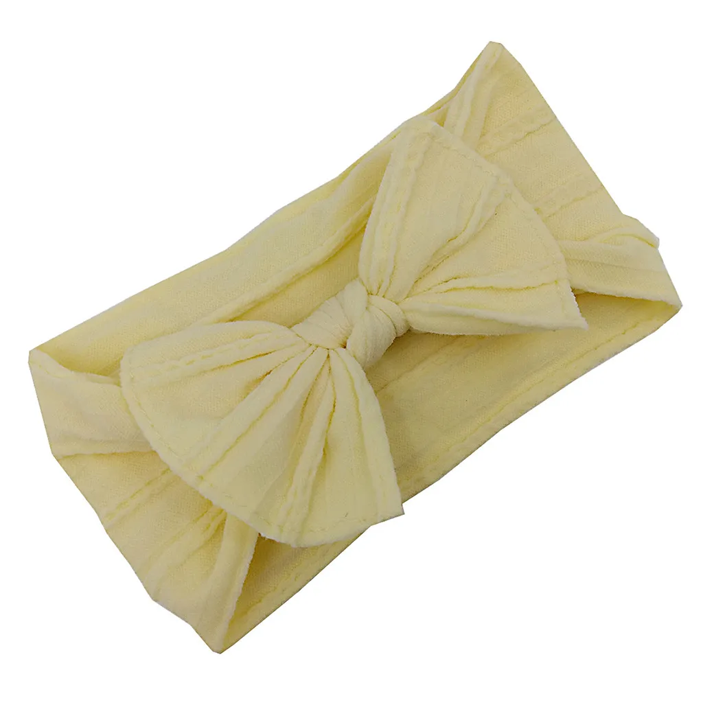 ARLONEET Baby Hairband Child Hair Accessories Headdress Bow Headband Big Knot Turban Gifts | Детская одежда и обувь
