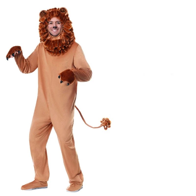 Child Adult Deluxe Lion King Costume Baby Kids Animal Carnival Halloween Cosplay Costumes Fancy Movie Role Jumpsuits Child Adult Deluxe Lion King Costume Baby Kids Animal Carnival Halloween Cosplay Costumes Fancy Movie Role Jumpsuits