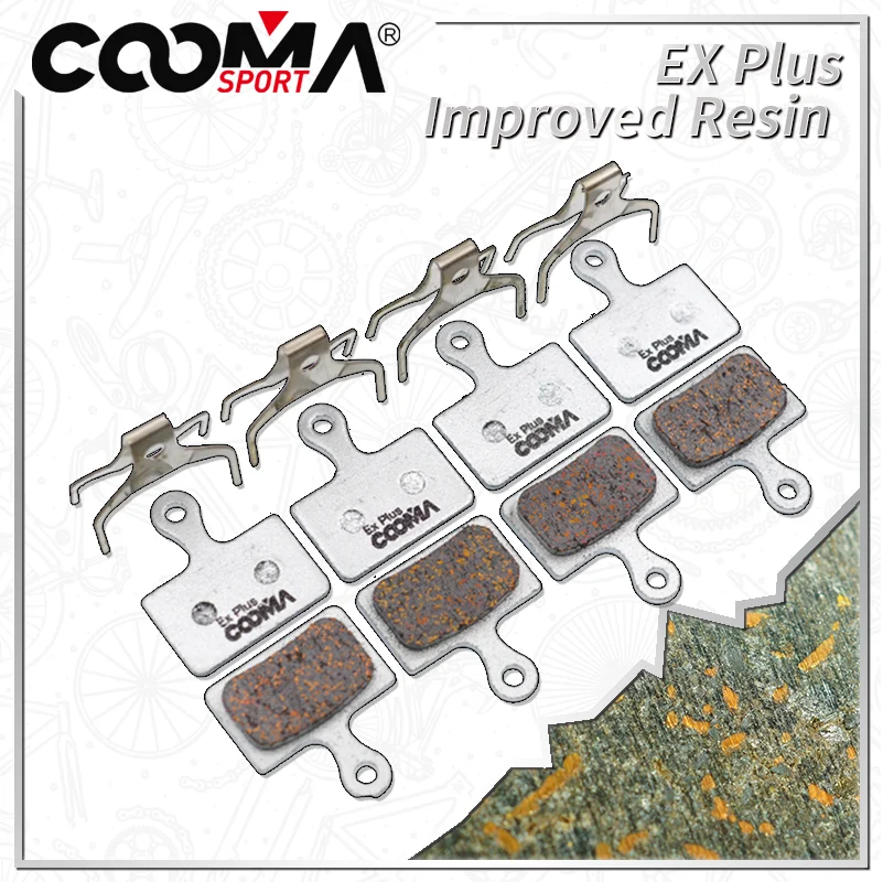 4 Pairs Ex Plus Bicycle Brake Pads for SHIMANO M9100, R9170, R8070