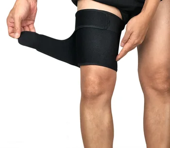 

Thigh Guard Protector Pads Leg Support Compression Bandage Adjustable Strain Pain Relief Sport Legwarmers