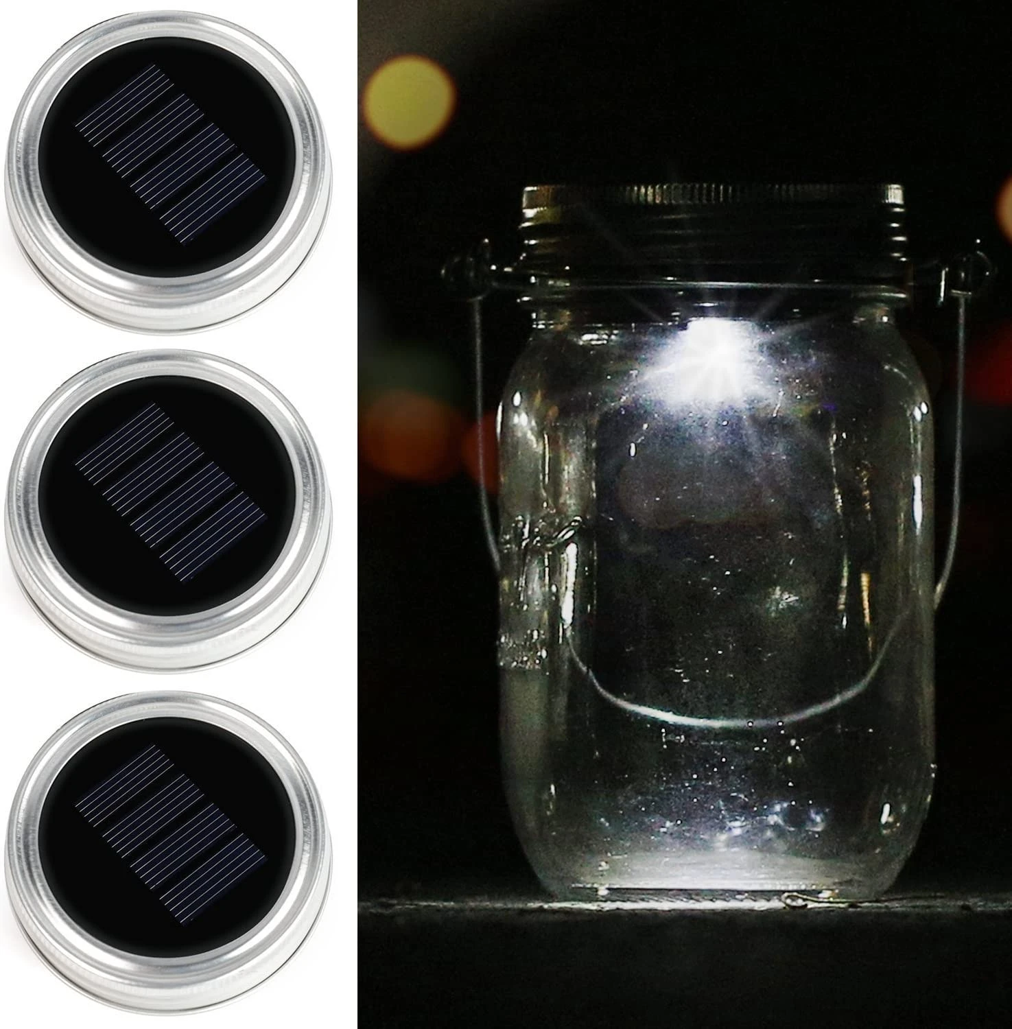 Mason jar led light lid Clearance
