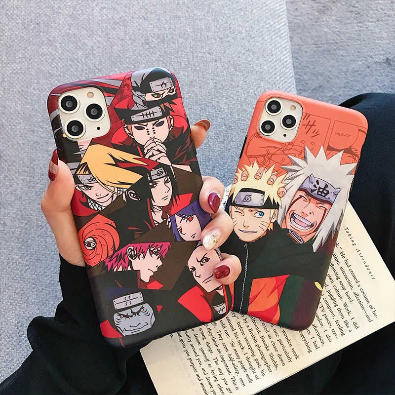 Чехол для телефона с японским Аниме Наруто Iphone 12 11 Pro XS Max 6 S 7 8 Plus X XR Uzumaki Jiraiya мягкий