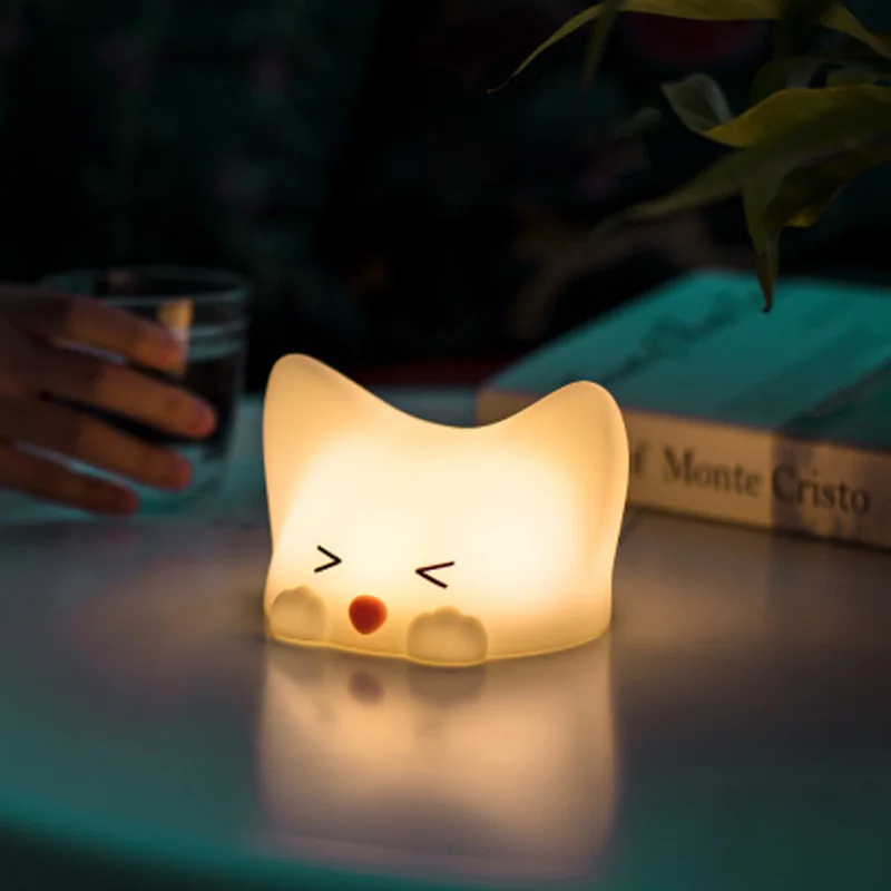 

BRELONG Creative LED Portable Night Light Foldable Flip Book Light Charging Wooden Organ Light DuPont Paper Ambient Light