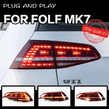 

Led Tail light For Volkswagen VW Golf 7 Golf7 MK7 R20 2013-2017 Taillights LED Rear Fog Drive Brake Reverse Turn Lamps