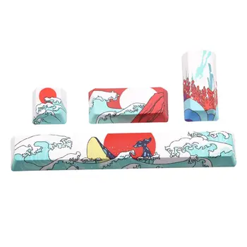 

Replace SpaceBar Keycap PBT Five Sides Dye-Subbed Spacebar 6.25U OEM Profile Space Bar Keycap for DIY Mechanical Keyboard C26