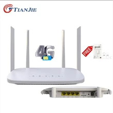 TIANJIE – Mini Modem Wi Fi 4G CPE LTE, 300Mbps, carte SIM, déverrouillage, haut débit, Hotspot Mobile, sans fil, passerelle 3G