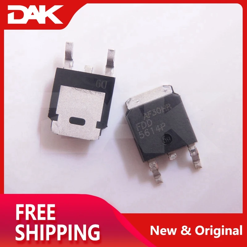 10 шт. FDD5614P TO-252 60V P-Channel МОП-транзистор самоходного траншеекопателя микросхема