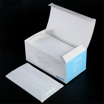 

50pcs In Stock Disposable Face Masks For Novel Pollution Mask Unisex Protection Fabric Dust Mouth Masks