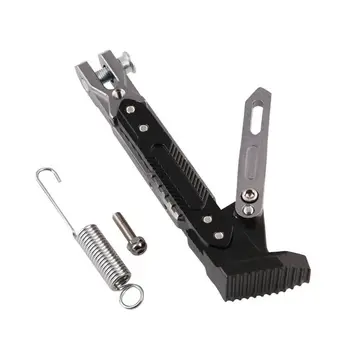 

Adjustable CNC Metal Motorcycle Foot Kickstand Electrombile Kick Side Stand Durable Corrosion-resistant