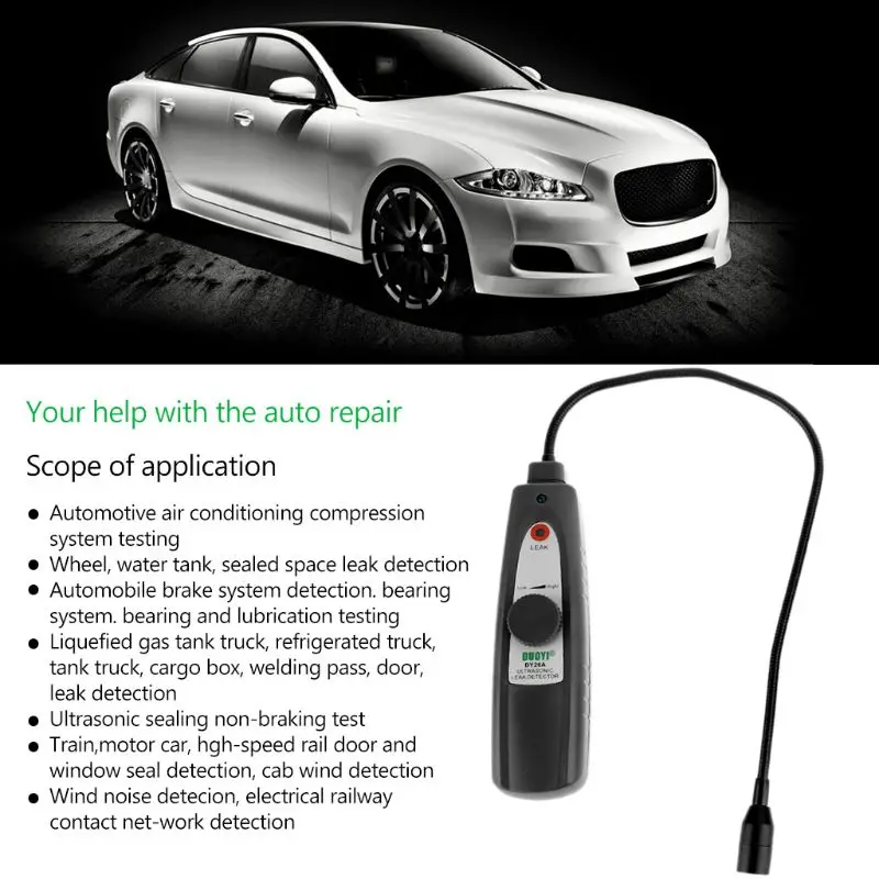 High Sensitivity Ultrasonic Leak Detector Tool Gas Water Leak Pressure Vacuum Testing Tool Used for Industrial Durable 2