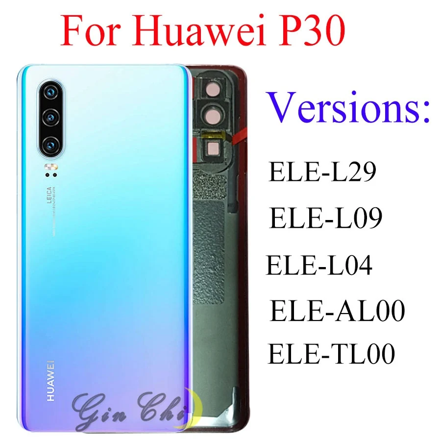 huawei P30 Pro крышка батареи задняя крышка huawei P30 Задняя крышка батареи дверь запасные части P30Pro задняя крышка с