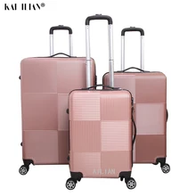 АБС-пластик+ Поликарбонат комплект багажных сумок на колесиках Sipnner колесами хозяйственная сумка каюта чемодан на колесиках багаж 20/24/28 дюймов чемодан Мода