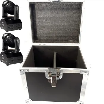

2pcs/lot with flight case 12W moving head DMX512 light beam Lights LED spot Lighting DJ Show Disco RGBW 4in1 led
